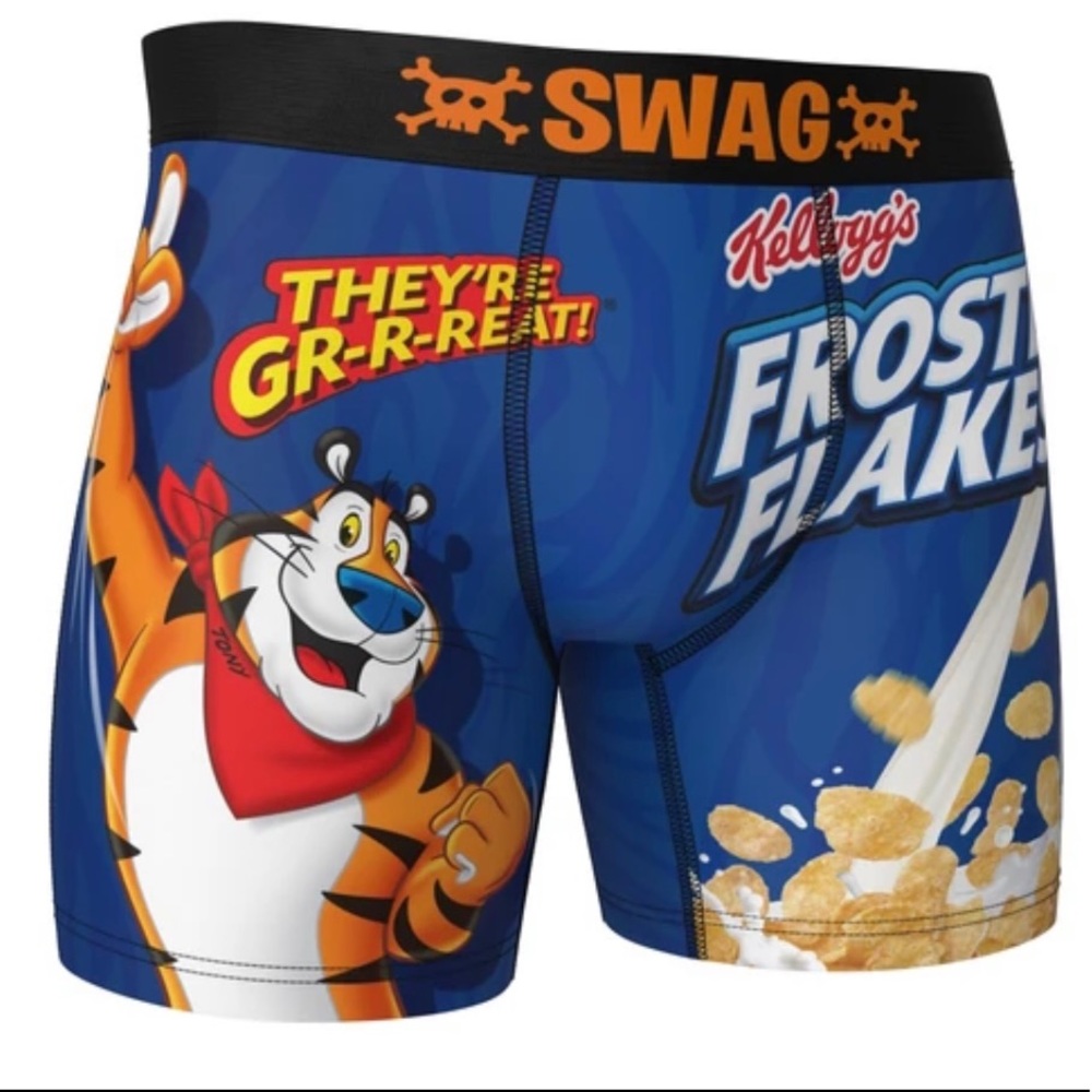 NWB KELLOGG’S CEREAL BOXERS “THEY’RE GREAT” XL - Picture 3 of 14